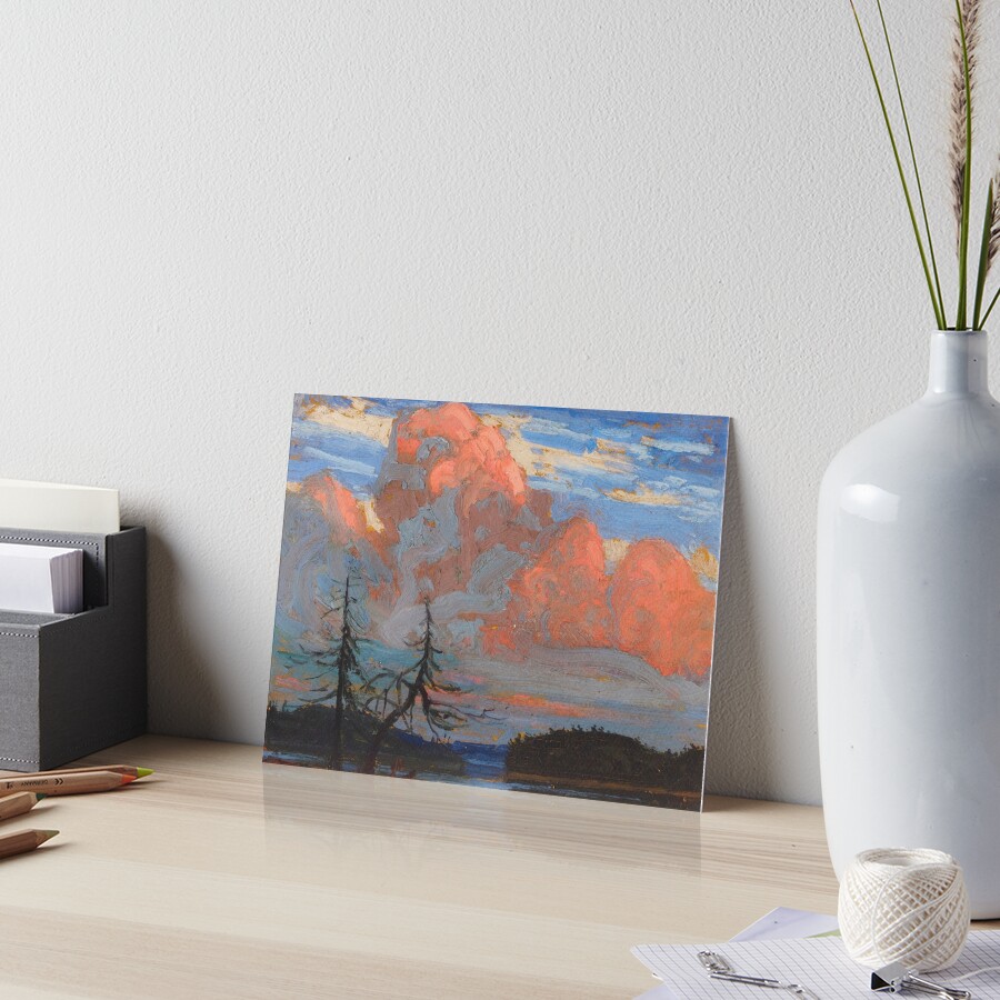 "Tom Thomson Sunset, Algonquin Park (1914)" Art Board Print for Sale