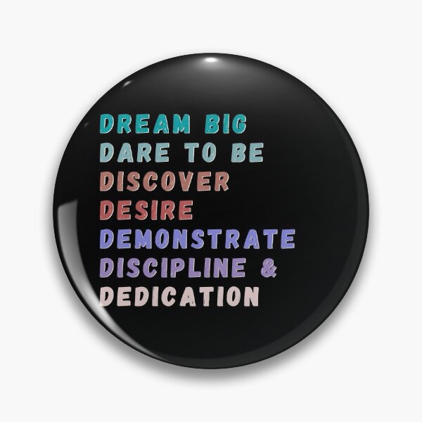 Item preview, Motivational Words With Letter D designed and sold by BrownGirlMantra.