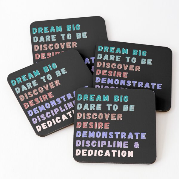 Item preview, Motivational Words With Letter D designed and sold by BrownGirlMantra.