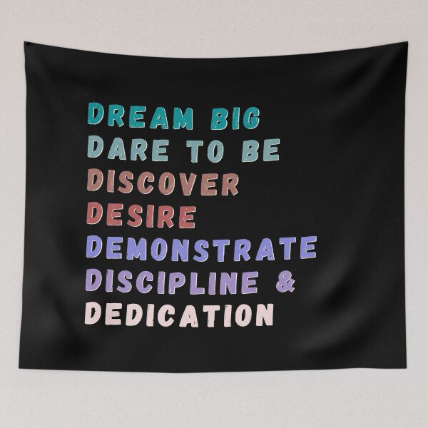Item preview, Motivational Words With Letter D designed and sold by BrownGirlMantra.