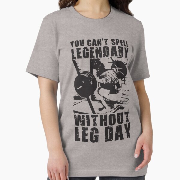Artikel-Vorschau von Du kannst LEGENDARY ohne LEG DAY nicht buchstabieren (Arnold), designt und verkauft von ilovearnie.