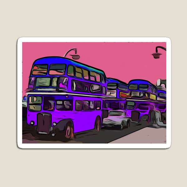 Item preview, Routemaster London Bus In Service: Cartoon Drawing designed and sold by mittie101.