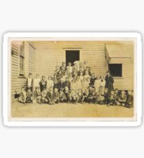 "THROWBACK: A 1917 One Room Schoolhouse"... prints and products Sticker