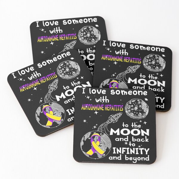 Item preview, I Love Someone With Autoimmune Hepatitis To The Moon And Back designed and sold by heppenp.