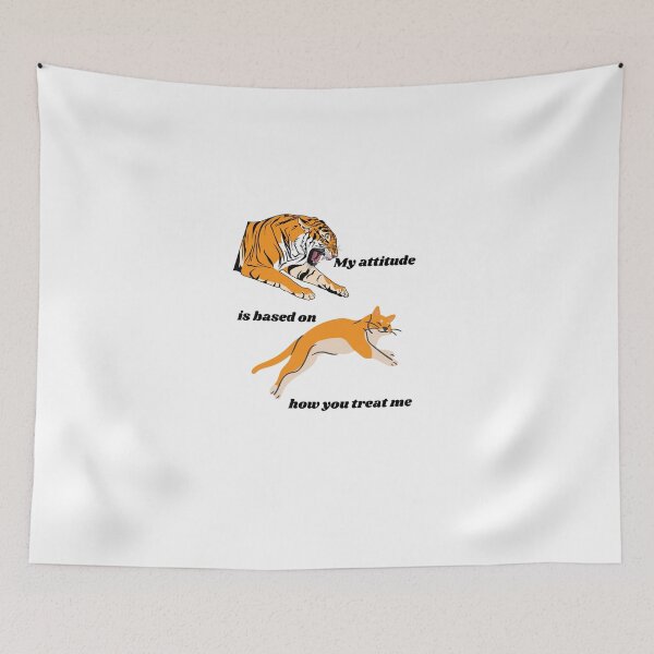 Item preview, Cat vs Tiger designed and sold by IswaryaSankar.