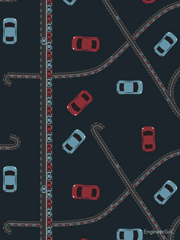 Thumbnail 4 of 4, iPhone Case, Traffic pattern designed and sold by EngineerGoC.