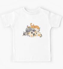 Cat Nap (Siesta Zeit) Kinder T-Shirt