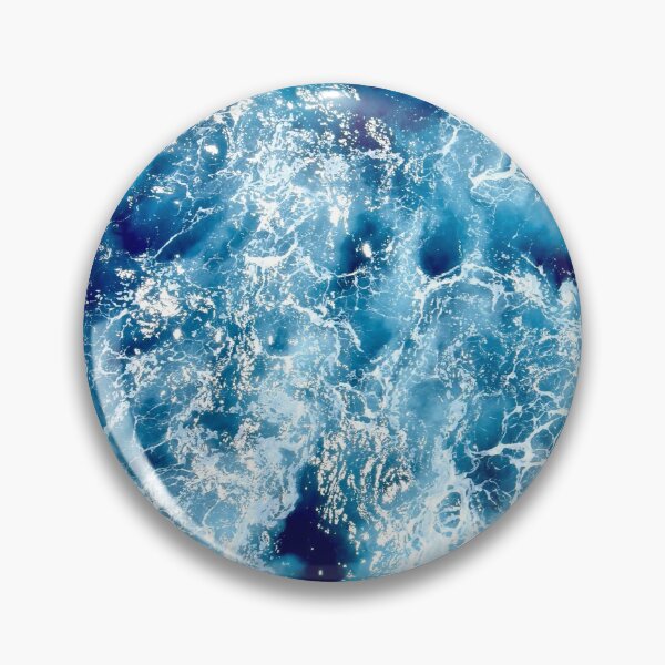 Item preview, Cute Blue Sea Waves designed and sold by sasijaya.