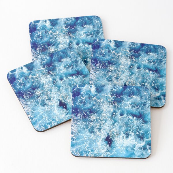 Item preview, Cute Blue Sea Waves designed and sold by sasijaya.