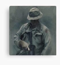 F Co. 51st INF LRPs in Vietnam Canvas Print