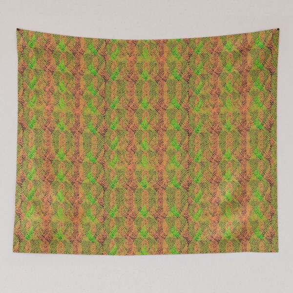 Item preview, Orange and Green Tear Drop Water Drop Pattern designed and sold by Mesti.