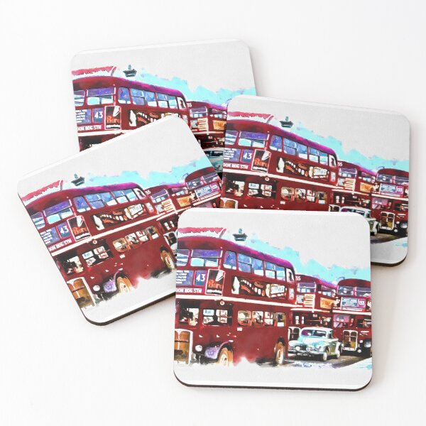 Item preview, Classic London Routemaster Bus: Watercolour designed and sold by mittie101.