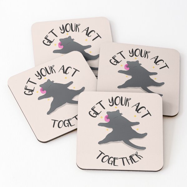 Item preview, Get Your Act Together Lazy Cat designed and sold by Masayakana.