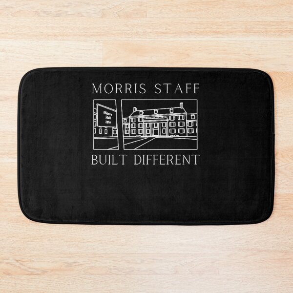 Item preview, Morris Hall Built Different - white on black designed and sold by StumpyGully.
