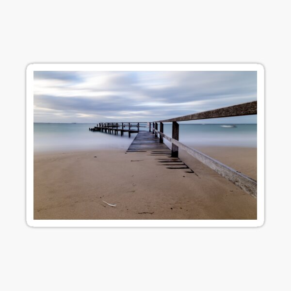Shelley Beach Pier, Portsea Sticker
