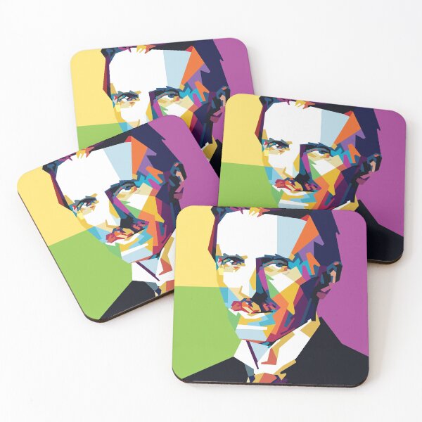 Item preview, Nikola Tesla in Pop Art Portrait designed and sold by Javakun.