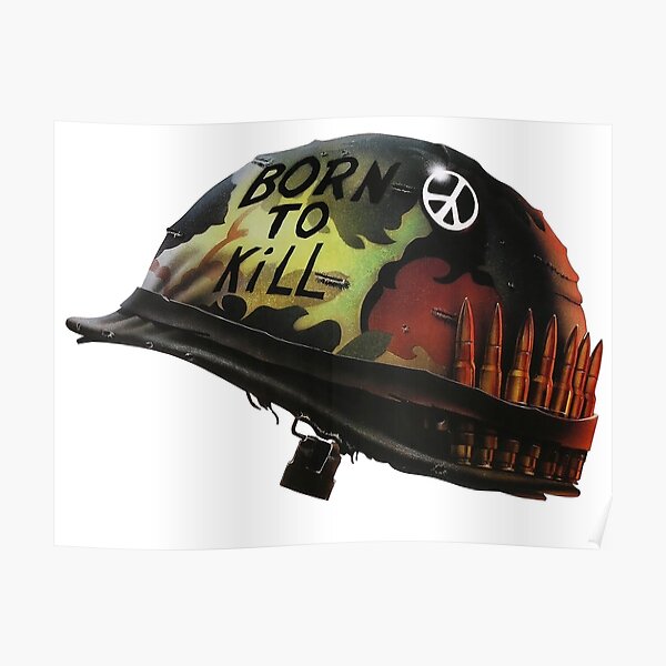 Full Metal Jacket - transparent Poster