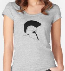 Greek helmet Women's Fitted Scoop T-Shirt