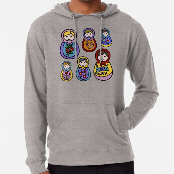 Matryoshka (Russian Nesting) Dolls Lightweight Hoodie