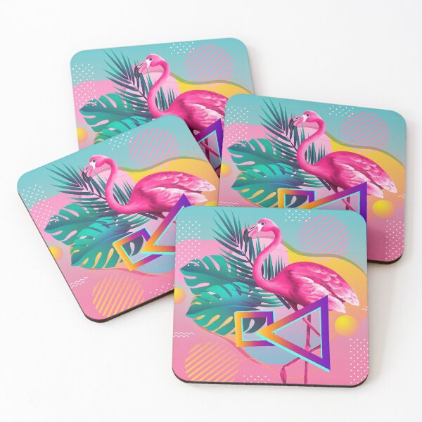 Item preview, Vaporwave Flamingo Memphis Aesthetics designed and sold by MaiZephyr.