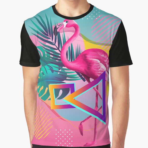 Artikel-Vorschau von Vaporwave Flamingo Memphis Ästhetik, designt und verkauft von MaiZephyr.