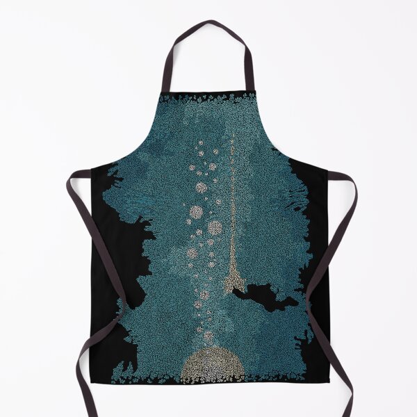 Item preview, Seabed poster for the film The Abyss by James Cameron with Ed Harris, Michal Biehn and Mary Elizabeth Mastrantonio made up of small curved shapes designed and sold by AmoebaLine.