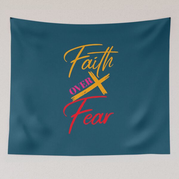 Item preview, Faith Over Fear Christian Sayings Bible Quotes designed and sold by Desiznn.