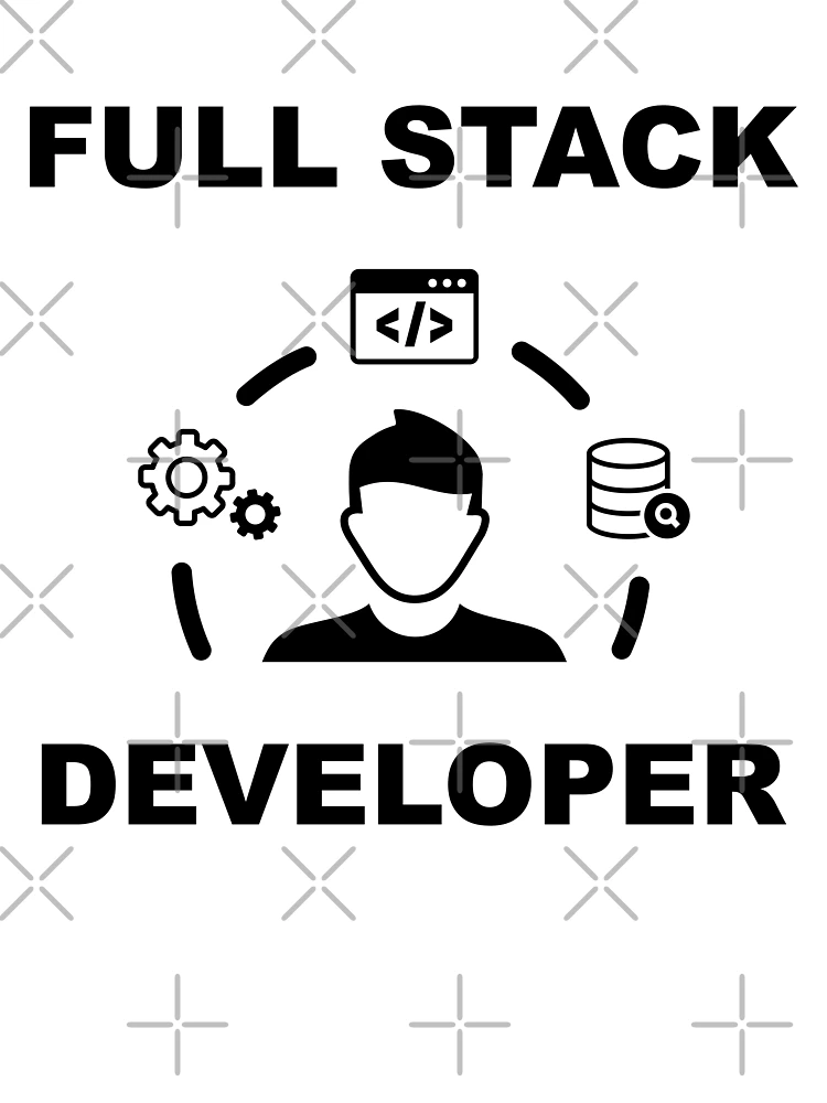Thumbnail 7 of 7, Oversized T-Shirt, Full Stack Developer, Software Engineer, Computer Science, Web, WWW, Programming Humor, HTML, White designed and sold by Max-Wear.