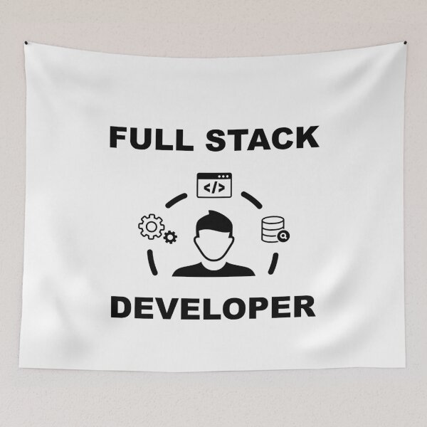 Item preview, Full Stack Developer, Software Engineer, Computer Science, Web, WWW, Programming Humor, HTML, White designed and sold by Max-Wear.