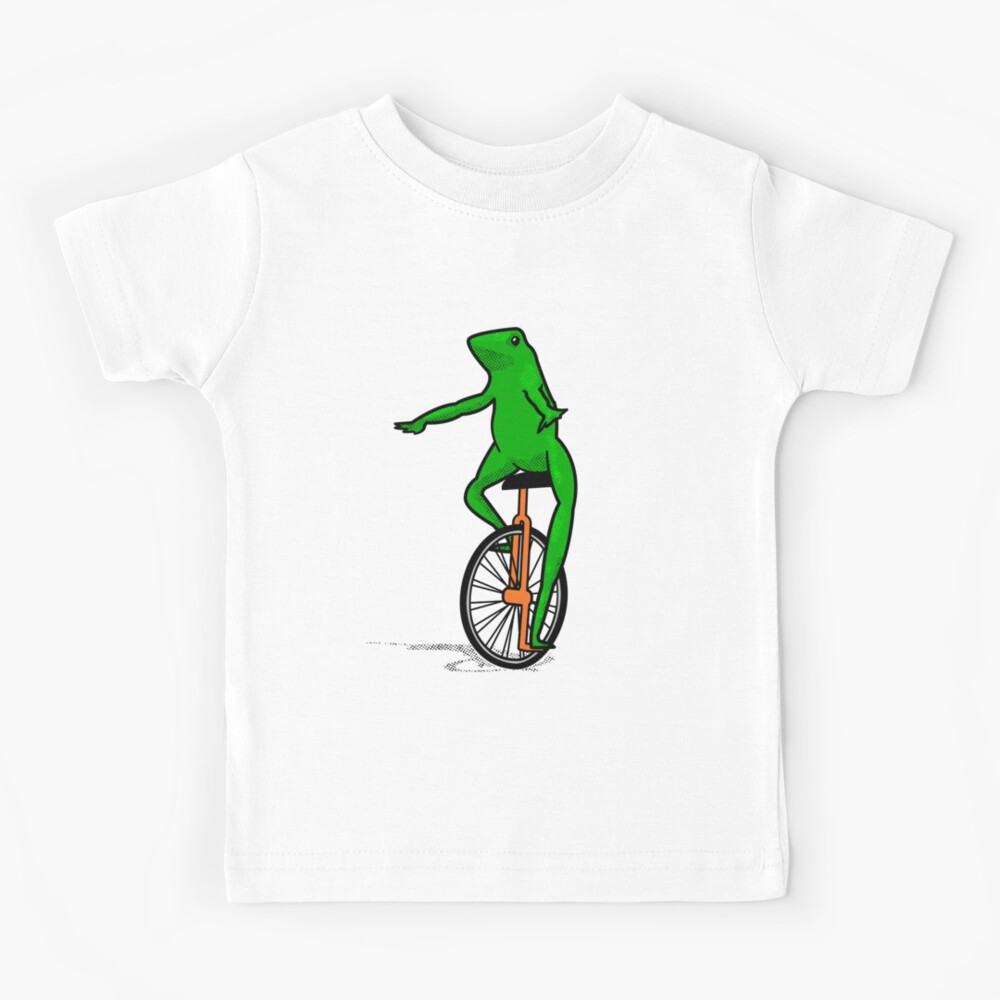"Dat Boi Unicycle Frog TShirt" Kids TShirt for Sale by dumbshirts