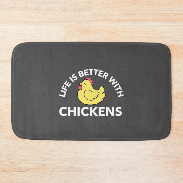 Item preview, Life Is Better With Chickens 2 - funny cute chicken design designed and sold by katiekendall.