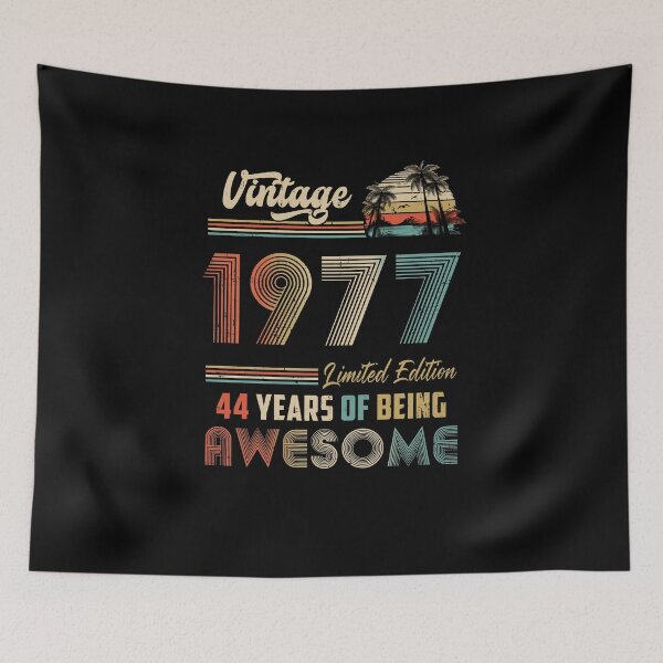 Item preview, Vintage 1977 44th Birthday Gift Men Women 44 Years Old designed and sold by DanielleNicolet.