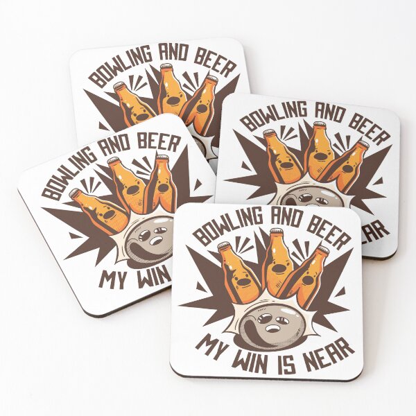 Item preview, Bowling and beer, my win is near! designed and sold by teez4dayz.