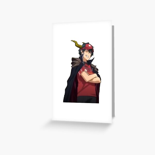 hataraku maou sama ! season 2 kid | Greeting Card