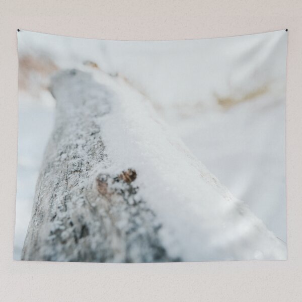 Item preview, Tree trunk / branch covered with snow designed and sold by Melissa Peltenburg.