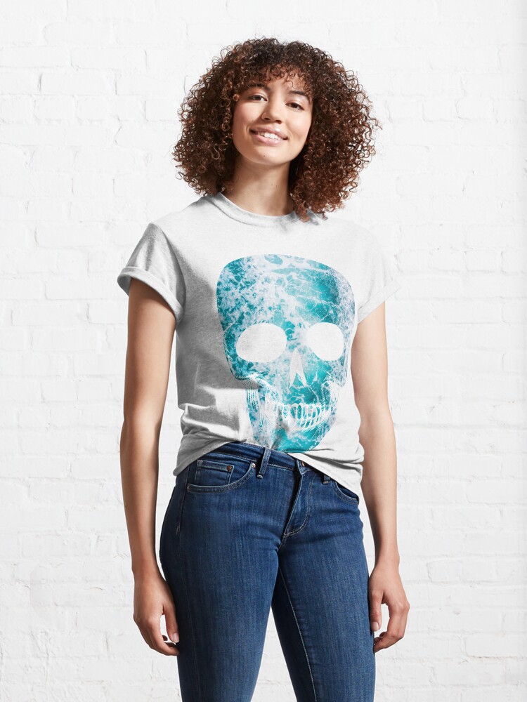 Alternate view of Salty skull design Classic T-Shirt