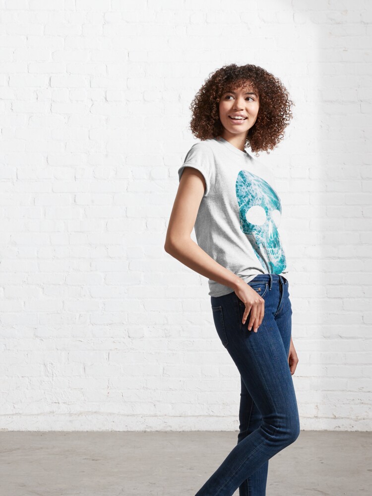 Alternate view of Salty skull design Classic T-Shirt