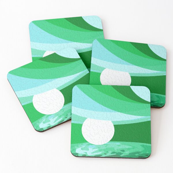Item preview, Abstract Green Scene designed and sold by blueocan.