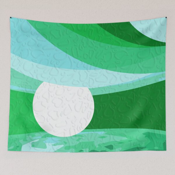 Item preview, Abstract Green Scene designed and sold by blueocan.