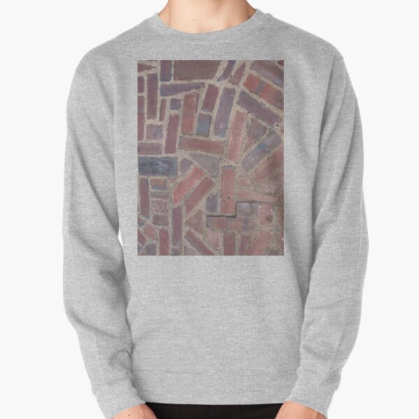 Surfaces, brick, wall, unstandard, pattern Pullover Sweatshirt