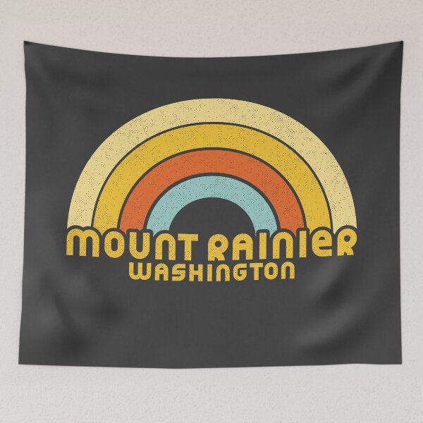 Item preview, Retro Mount Rainier Washington designed and sold by dk80.