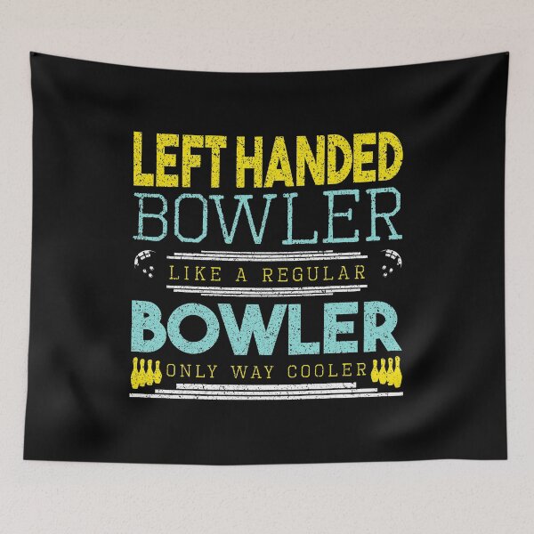 Item preview, Left Handed Bowler Like A Regular Bowler Only Way Cooler Top Bowling Alley Pins Strike Sports Roll Strike Throw Bowl designed and sold by shirti.