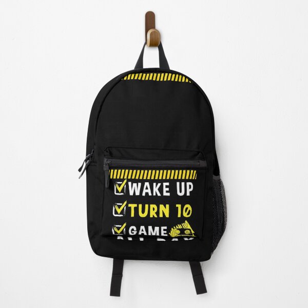 Item preview, Wake Up Turn 10 Game All Day Console Arcade 10th Birthday 10 Years Old Console Controller Gamer Gaming Game Over designed and sold by shirti.