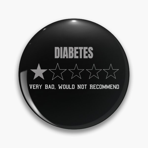 Item preview, Diabetes Very Bad Would Not Recommend One Star Rating designed and sold by NadzeyaD.