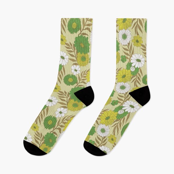 Item preview, 1960s Inspired Retro Floral Pattern designed and sold by DifferentCreate.