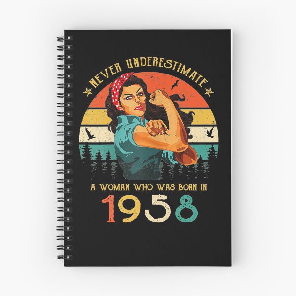 Item preview, Never underestimate a woman who was born in 1958 vintage designed and sold by mharlan0ue.