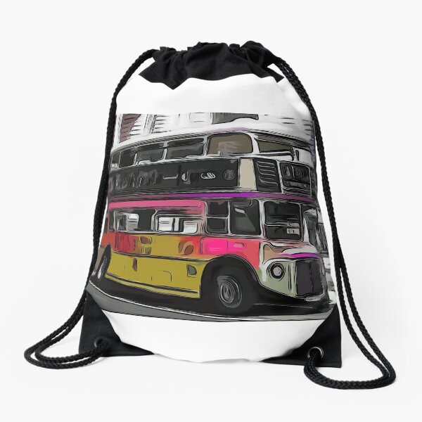 Item preview, Routemaster Bus: Neon Watercolour Style  designed and sold by mittie101.