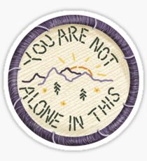Mumford & Sons Timshel Embroidery Style Patch Sticker