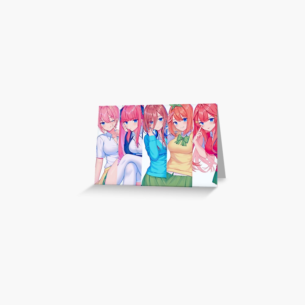 Quintessential Quintuplets Character Banners Photographic Print for Sale  by Reigill