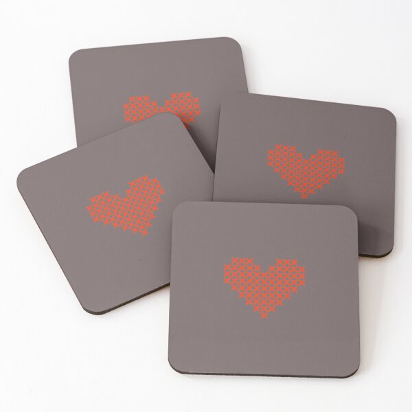 Item preview, Embroidered heart designed and sold by redstitchlab.